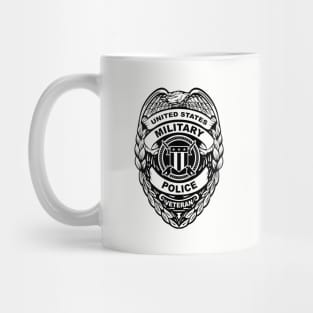 U.S. Military Police Veteran Black Badge Mug